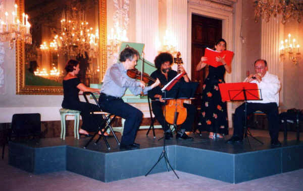 The Sala bianca in the Pitti Palace