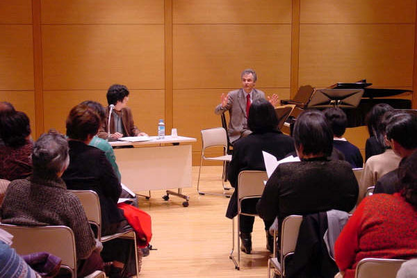 Lecturing in Kiryu